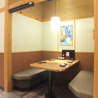 Private rooms are available for small groups! We have private rooms with sunken kotatsu tables, perfect for banquets.