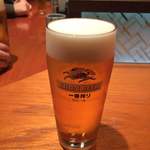 Unagi Toku - 生ビール（650円）キリン一番搾り