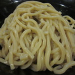 肉汁つけめん イナバ スタイル - 海老つけ麺　麺アップ