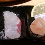 俺の魚を食ってみろ!! - (2016/1)刺身は岩塩でも頂けます。