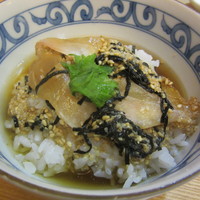 むとう - お茶をかけて・・・（^^