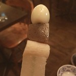 ミニヨン　坂ノ上 - 田楽はうずら 、蒟蒻、竹輪、大根