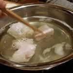 とらふぐ城 - 【H27.12.31】特大てっちり。とらふぐ投入。