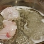 とらふぐ城 - 【H27.12.31】特大てっちり。とらふぐ投入。