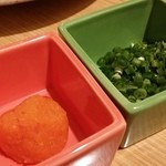 とらふぐ城 - 【H27.12.31】特大てっちり。薬味。