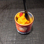 竹ざき - 口休め：柿シャーベット ザクロ(2015.12月)