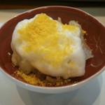 寿司栄 - 関鯛からすみ・橙メレンゲ