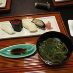 萬治郎 - 湯と香の物？