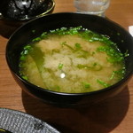びっくりドンキー - ハンバーグ＆ビーフシチューと和セットの味噌汁