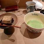 日本料理 百屋 - 生チョコとおうす