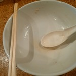 きくちひろき - 【2016.1.7(木)】中間醤油(背油少々・並盛・150g)750円を完食