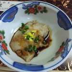 付きだし（ごま豆腐）