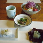 料庵 川瀬美 - 鴨味噌、酢の物等