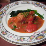 ラ・コメータ - メイン…鶏肉のトマト煮込み