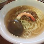 赤崁擔仔麵 - 擔仔麺　with煮玉子