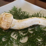 わらび野 - 地物の松茸（2014/9）