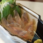 わらび野 - 岩魚のお刺身（2014/9）