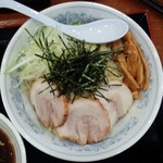 めんこう - つけ麺醤油中盛350g710円・チャーシュー1枚無料クーポン使用／28年1月