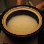 室町 和久傳 - 土鍋炊きのご飯(2015.12)