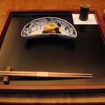 蕪、ネギ、菊花の玉味噌掛け(2015.12)