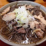 そば処 あお木 - 肉そば　￥６５０