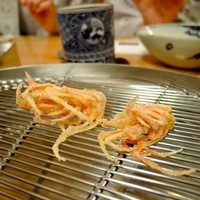 てんぷら 山の上 Roppongi 東京ミッドタウン店 - 海老の頭