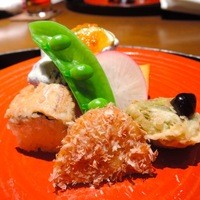 三田ばさら 本店 - 車八寸　五種盛合せ