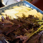 わらび野 - 猪のすき焼きの野菜（2014/11）