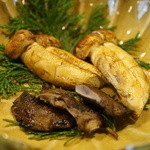 わらび野 - 松茸とろおじの焼物（2015/10）