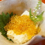 わらび野 - 湯葉と岩魚の卵（2015/10）