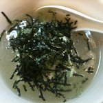 鳥恵 - 鳥恵名物？鳥恵豆腐●鶏スープに鶏肉＋豆腐にあんかけとろみ