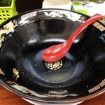 ラーメン神山 - H.28.1.7.夜 完食(かぶりつきチャーシューらーめん)