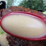 ラーメン神山 - H.28.1.7.夜 スープリフト(かぶりつきチャーシューらーめん)