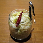 Cafe ヒペリカム - 特製五穀米のお豆さんたっぷりカレー季節の温野菜添え（自家製キャベツピクルス）