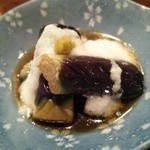 食彩酒房 会家 - 山かけ茄子の揚げ浸し