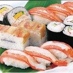 かに道楽 - 料理写真:かに寿司大皿盛