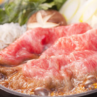 牛鍋（あおり）とお食事