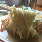 中華そば きい家 - 麺はこんな感じ