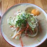 中華そば きい家 - 野菜ラーメン玉子入り