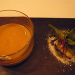 ル・ジュー・ドゥ・ラシエット  - オマール海老のフランとオマール海老のサラダ