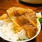 はり重 - お昼のすき焼きコース（すき焼きオンザライス）