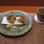 割烹 つち屋 - 野菜の天麩羅(2015.10)