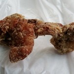鶏の白石 - ぶつ切り(骨付き)唐揚   アップ