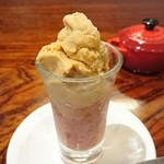 FERRAGOSTO - 栗のジェラートと、林檎のシャーベット。あっぷ。
