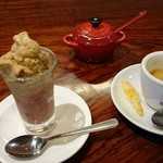 FERRAGOSTO - 栗のジェラートと、林檎のシャーベット。