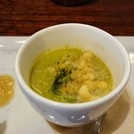 FERRAGOSTO - ポロ葱のスープ。あっぷ。