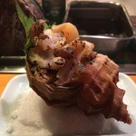 鮨処寿司大 - つぶ貝炙り 2016.1.8