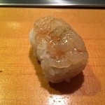 鮨処寿司大 - 白エビ 2016.1.8