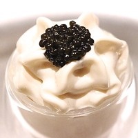 CILQ - ほうじ茶のチャイムース　キャビアを添えて