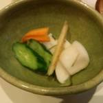 とん太 - お新香。